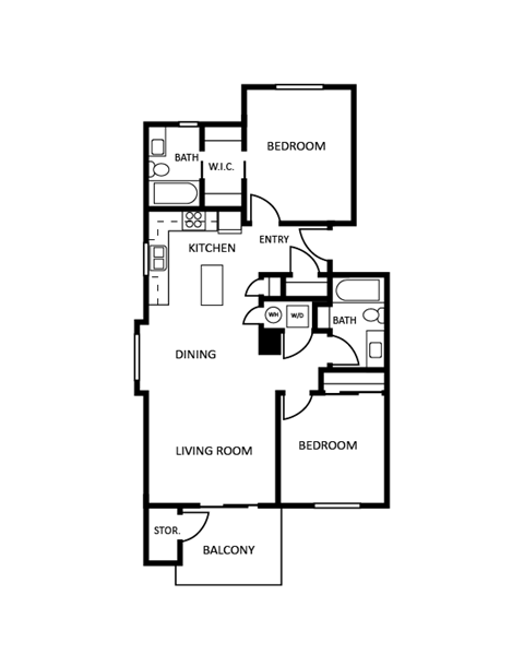 2 bed 2 bath at Harper Ridge Apartments, Idaho, 83642